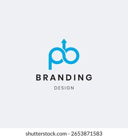 Das "PB"-Logo hat eine saubere, minimale Struktur, die es ermöglicht, das Logo einfach für Druck, Web und Branding mit dem Monogramm oder geometrischen Stil dieses Designs anzupassen.
