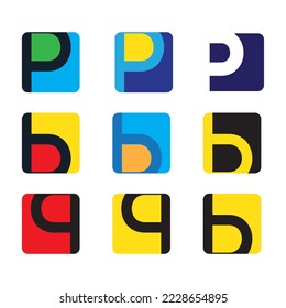 Design-Konzept von P,B und Q-Symbolen