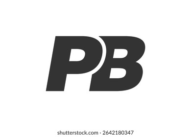 PB Techno Editable Font Logo For Corporate Branding. Bold, Futuristic Design With Unique Typographic Ideas. Minimal Custom Type And Dynamic Letter Variations For Promotion, Printing, And Book Titles
