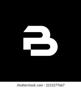 PB vector modern logo Free Vector
