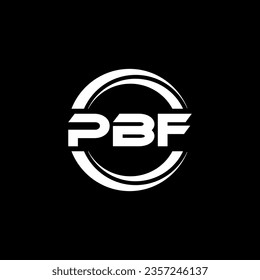 PBF Logo Design, Inspiration for a Unique Identity. Modern Elegance and Creative Design. Watermark Your Success with the Striking this Logo.