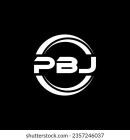 PBJ Logo Design, Inspiration for a Unique Identity. Modern Elegance and Creative Design. Watermark Your Success with the Striking this Logo.