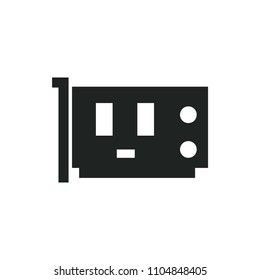 pc card vector icon