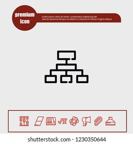 PC computer share icon vector