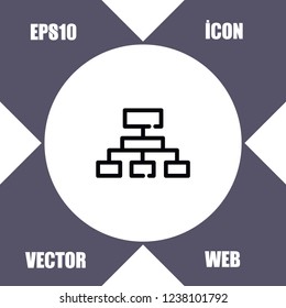 PC computer share icon vector