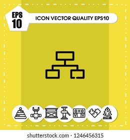 PC computer share icon vector