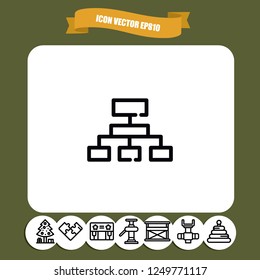 PC computer share icon vector