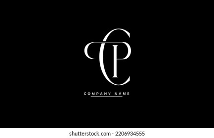 Pc Cp Abstract Letters Logo Monogram Stock Vector (Royalty Free ...