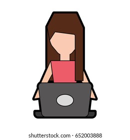 pc faceless cartoon
