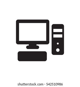 pc icon illustration isolated vector sign symbol