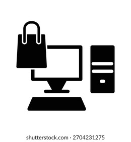 PC icon illustration vector design template