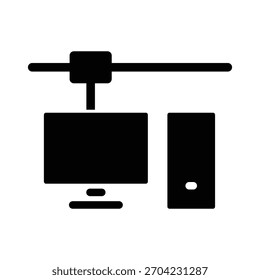 Vektordesign-Vorlage für PC-Symbol