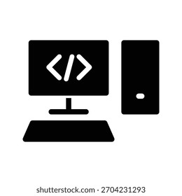 Vektordesign-Vorlage für PC-Symbol