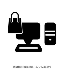 Vektordesign-Vorlage für PC-Symbol