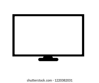 pc icon on white background. flat style. computer icon for your web site design, logo, app, UI. monitor icon. computer sign. 