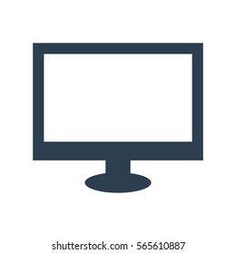 pc icon on white background