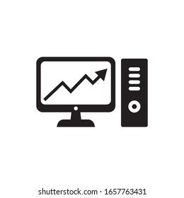 PC Icon In Trendy  Design Vector Eps 10