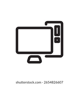 PC Icon and Vector for Business