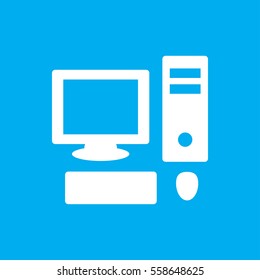 pc icon vector illustration sign symbol