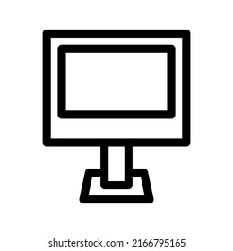 Ilustración de diseño de símbolos de vectores de iconos Pc