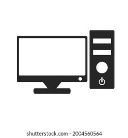 pc  icons symbol vector elements for infographic web