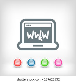 Pc internet connection icon