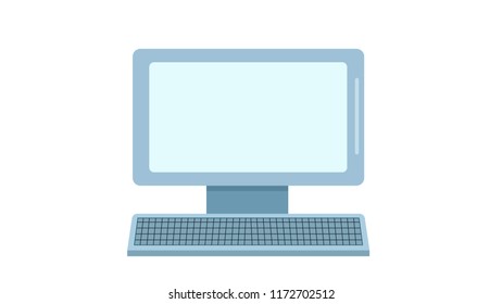 Pc isolated vector illustration