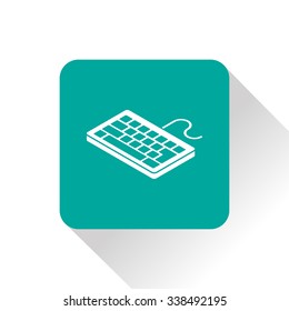 pc keyboard isometric 3d icon