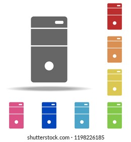 pc keys icon. Elements of web in multi colored icons. Simple icon for websites, web design, mobile app, info graphics