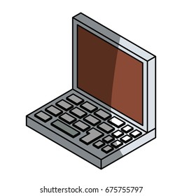 PC laptop 3D