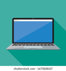 pc laptop icon vector illustration