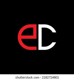 PC letter logo creative design with vector graphic