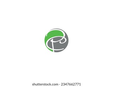 Design des PC-Briefes Logo Kreativ Modernes Vektorsymbol