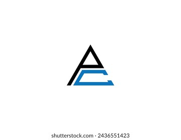 Diseño del logotipo de la carta de la PC con la plantilla moderna creativa del icono del vector