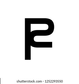 pc letter vector logo