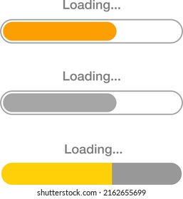 PC loading bar icon material