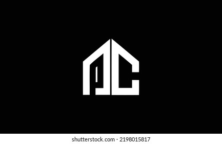  PC Logo Design PC Initials PC Monogram Symbol 