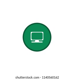 PC monitor  computer vector icon