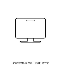 PC monitor outline icon