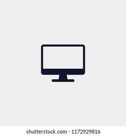 pc monitor vector icon