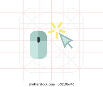 PC Mouse and Clicking Pointer Icon