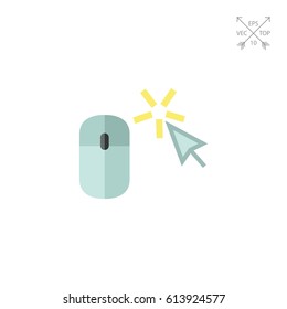 PC Mouse and Clicking Pointer Icon
