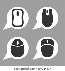 PC mouse device icons