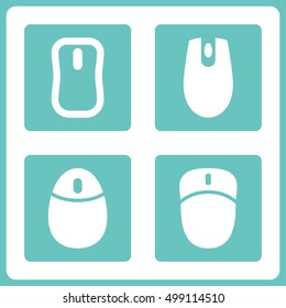 PC mouse device icons