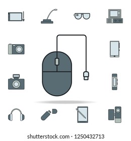PC mouse icon. Devices icons universal set for web and mobile