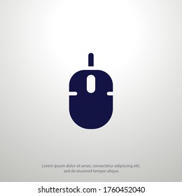 PC mouse Icon. Vector illustration EPS 10.