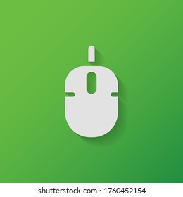 Icono del ratón del PC. Ilustración del vector EPS 10.