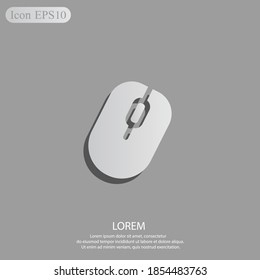 PC mouse icon. Vector illustration EPS 10.