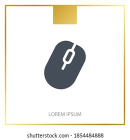 PC mouse icon. Vector illustration EPS 10.
