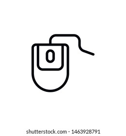 Pc mouse, technology icon. Element of Education icon. Thin line icon